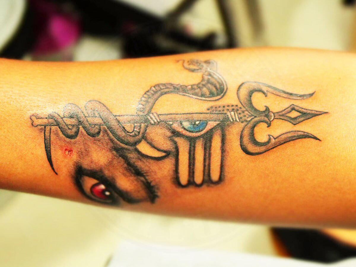 Trishul Snake Tattoo Trishul Modify With Mahamritunjaya Mantra Tattoo Trishul Snake Tattoo Trishul Modify With Mahamritunjaya Mantra Tattoo