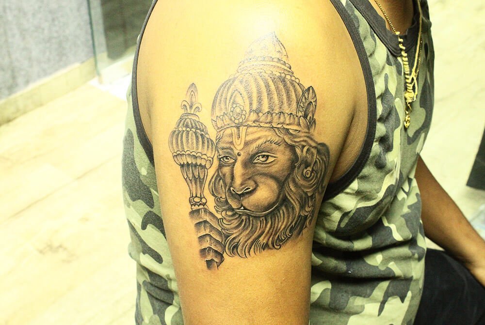 Tattoo uploaded by Vipul Chaudhary  hanuman ji tattoo Hanuman tattoo  Bajrangbali tattoo Hanuman ji nu tattoo  Tattoodo