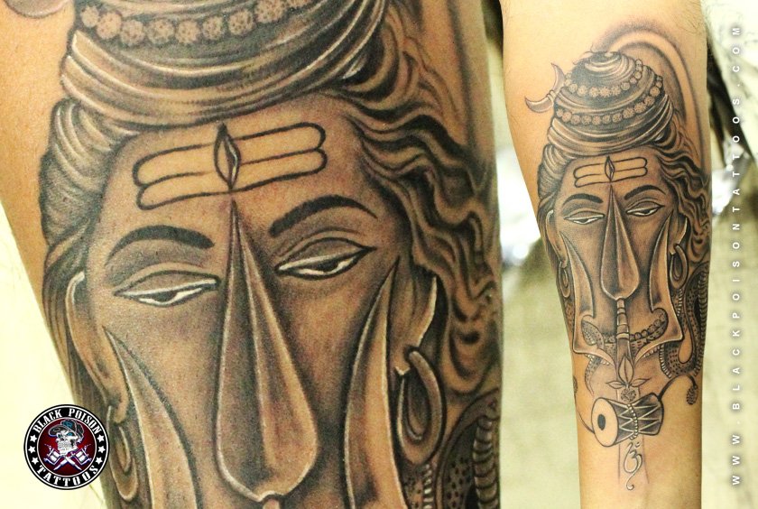 Custom Lord Shiva Tattoo