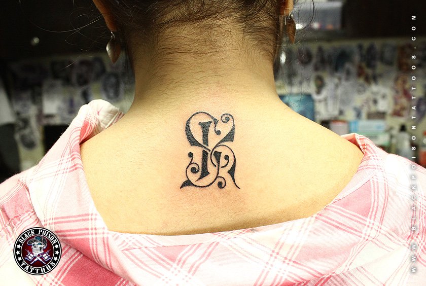 Initial Letter Tattoo
