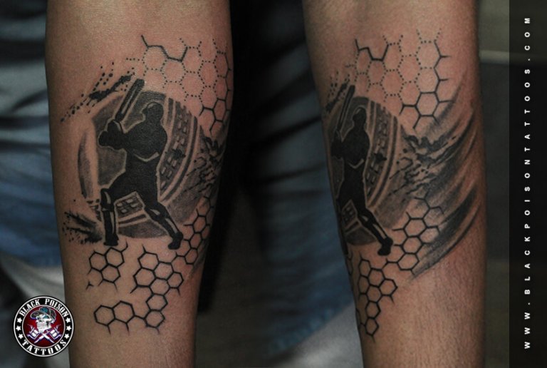Cricket Game Tattoos