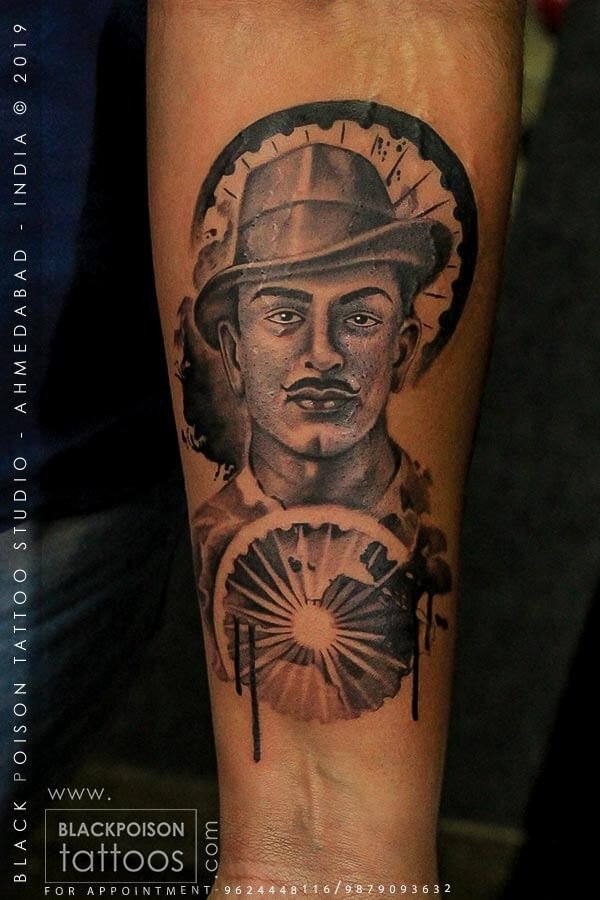 Bhagat Singh Tattoo