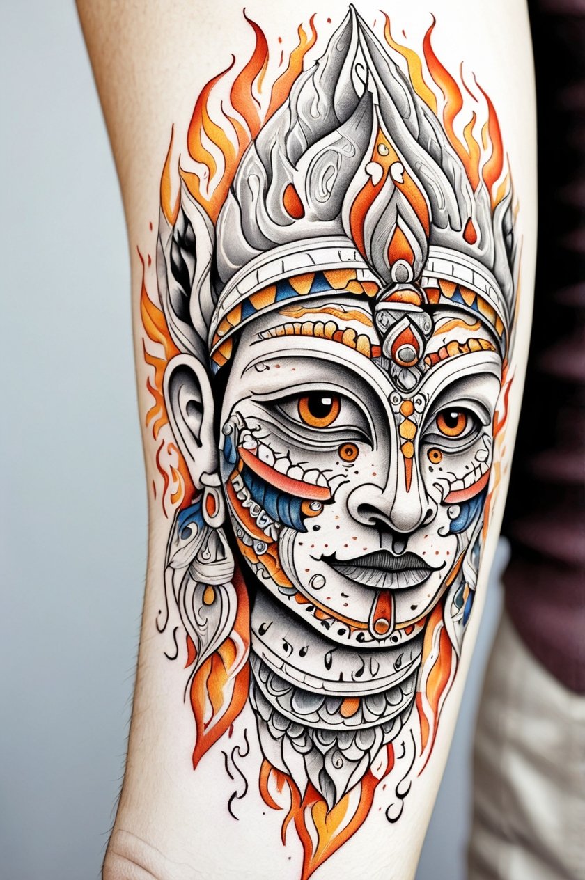 Symbolism of the Kirtimukha Tattoo