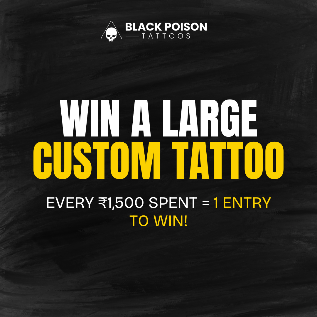 WIN A LARGE CUSTOM TATTOO