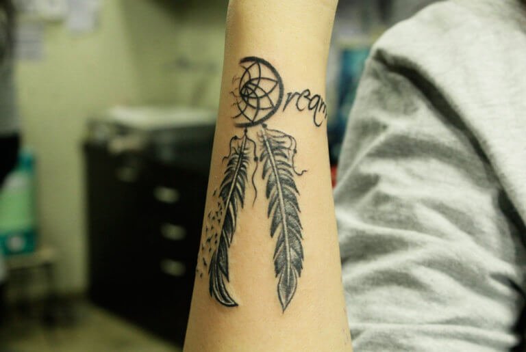 Amazing Dreamcatcher Tattoo - Inked By Black Poison Tattoo Studio