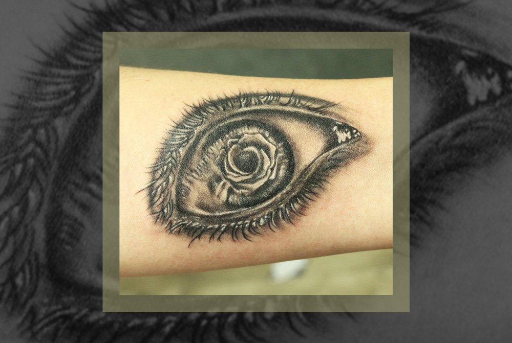 Realistic Eye Tattoo Inked By Black Poison Tattoo Studio