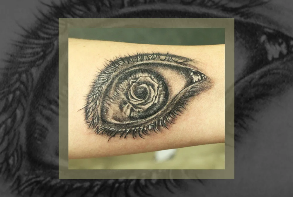 Realistic Eye Tattoo Inked By Black Poison Tattoo Studio