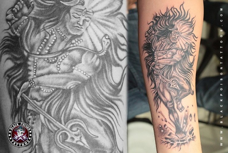 Dancing Shiva Tattoo - Shiva Tandava