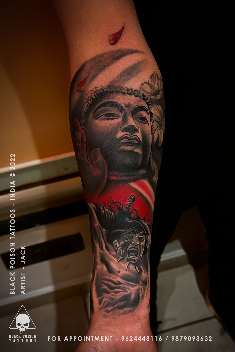 Exploring the Deep Symbolism of Lord Buddha and Warrior Tattoos