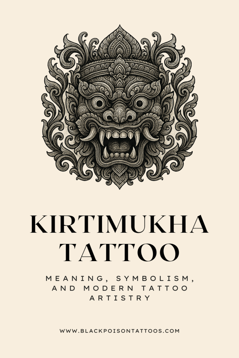 Kirtimukha Tattoo: Meaning, Symbolism, and Modern Tattoo Artistry