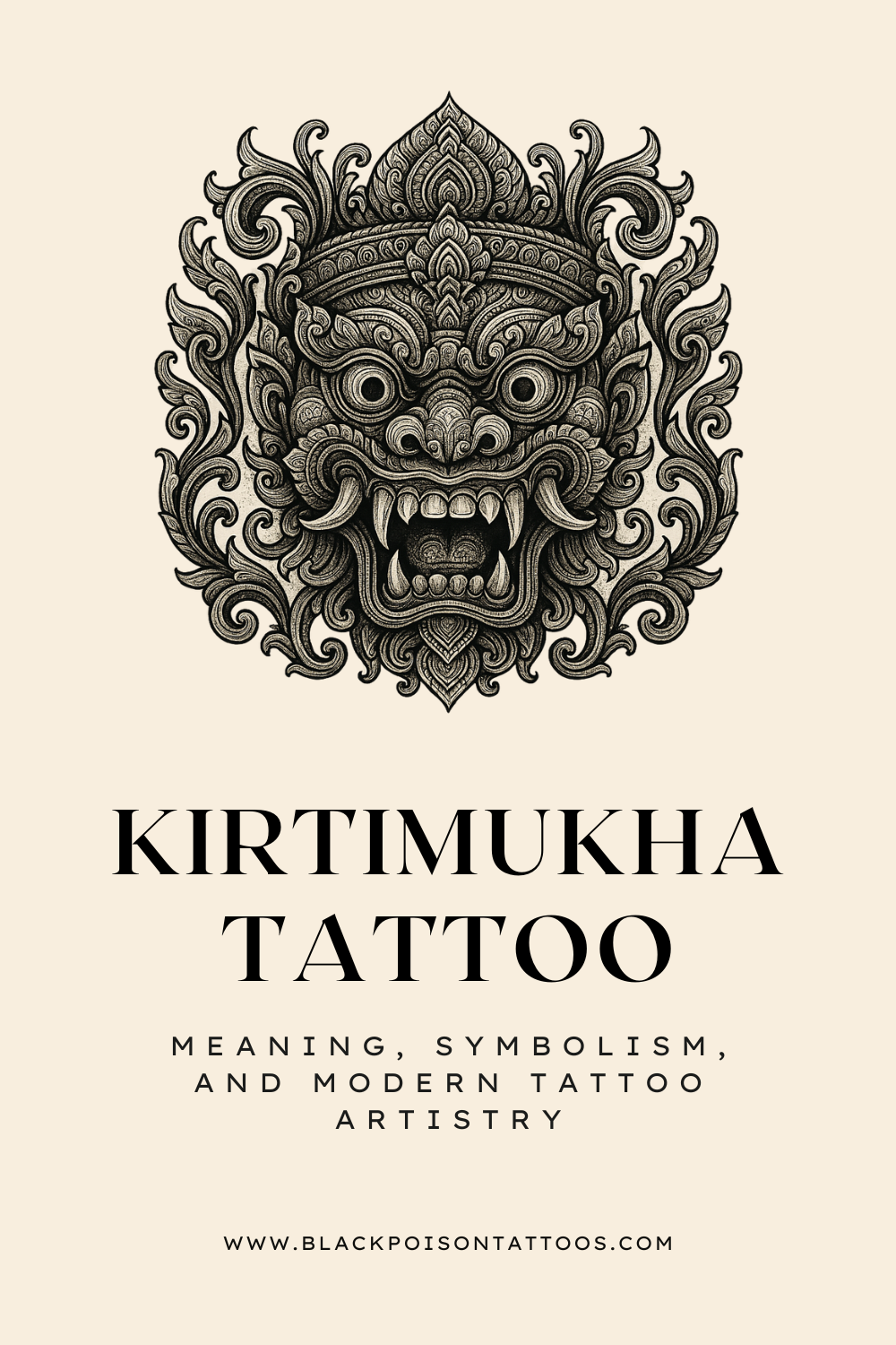 Kirtimukha Tattoo: Meaning, Symbolism, and Modern Tattoo Artistry